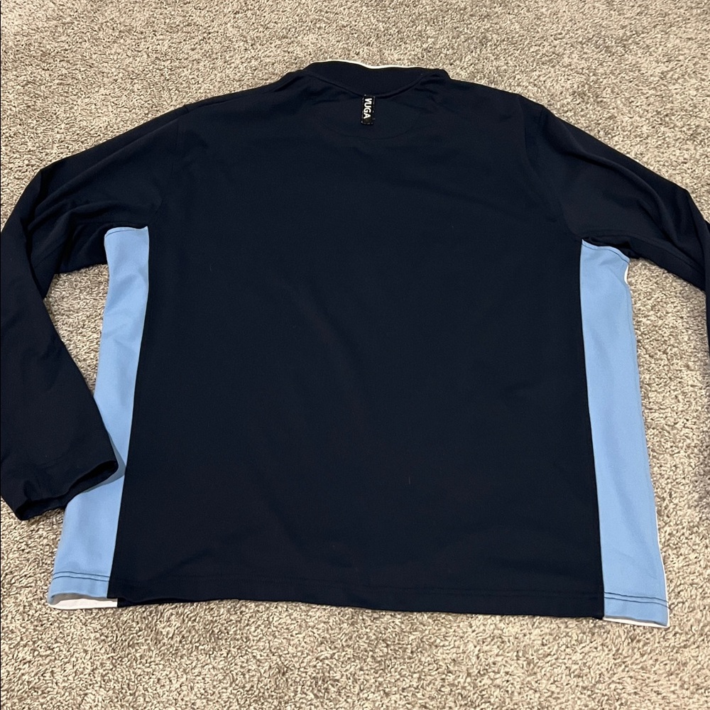 VUGA Men’s Navy Blue 1/4 Zip Pullover – Size XL Golf Quarter Zip jacket top - Picture 16 of 16